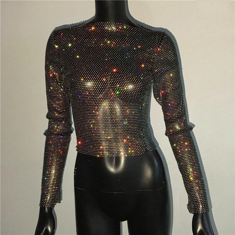 Bling Diamond Long Sleeve - IntimGlamour