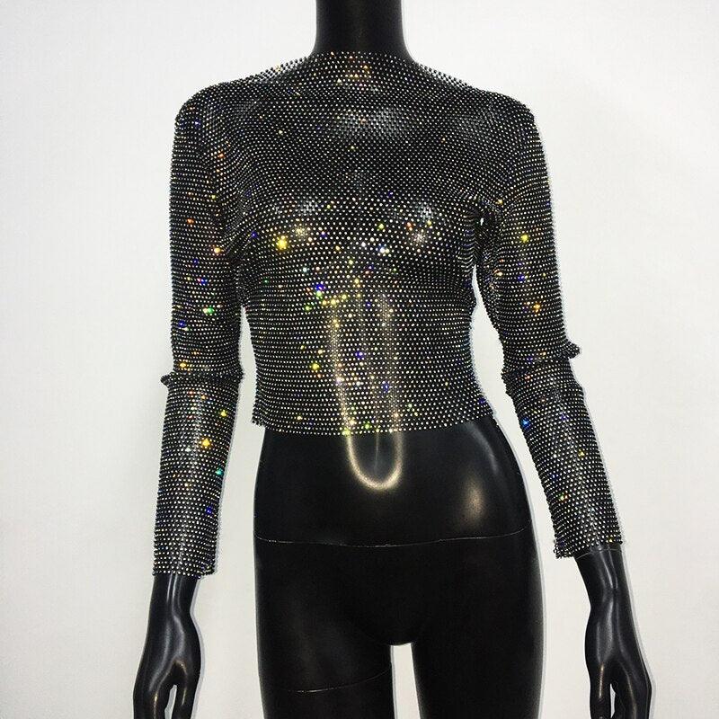 Bling Diamond Long Sleeve - IntimGlamour