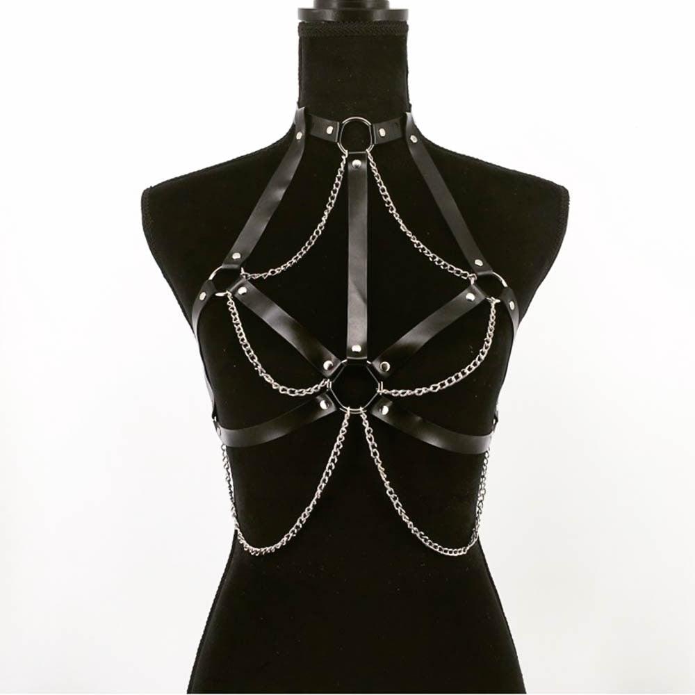 Jemma's Leather Harness - IntimGlamour