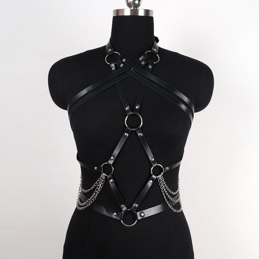 Jemma's Leather Harness - IntimGlamour