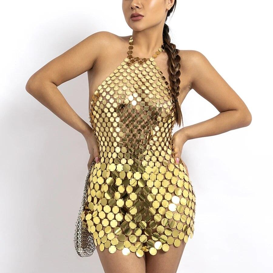 Kira's Sexy Metal Dress - IntimGlamour