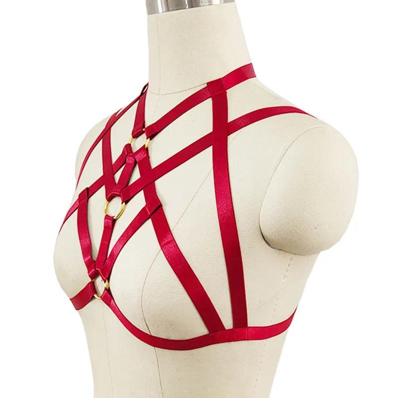 Red Body Harness Belt - IntimGlamour
