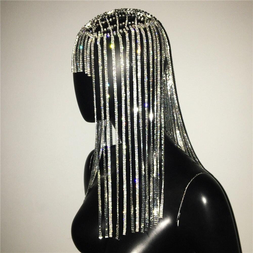 Rihanna's Crystal Headdress - IntimGlamour